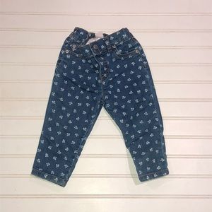 Carters floral jeans